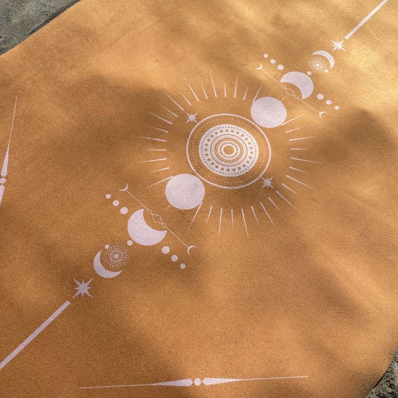 Tapis de yoga de voyage Totem Jaune