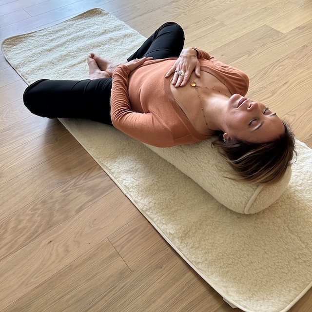 Bolster en laine yoga Yogom