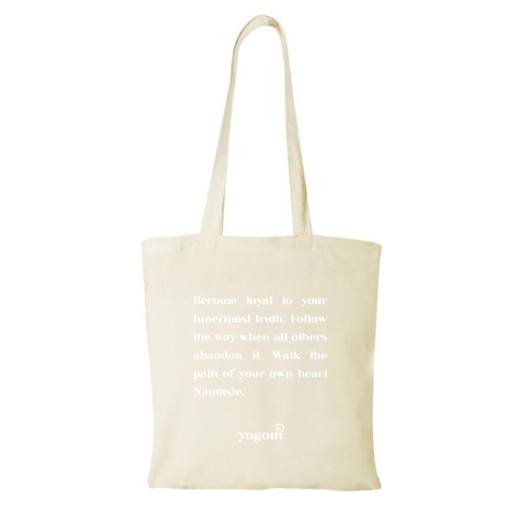 Sac tote bag coton mantra Yogom