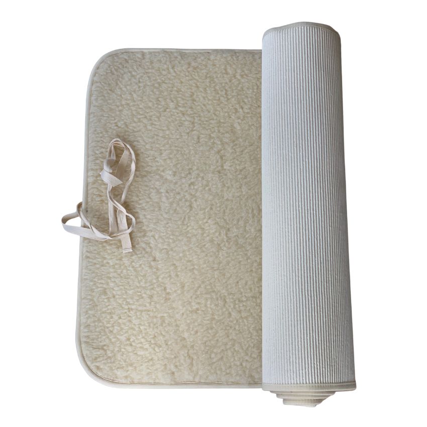 Tapis de yoga naturel en laine Yogom