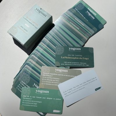 jeu de cartes philosophie du yoga Yogom 2