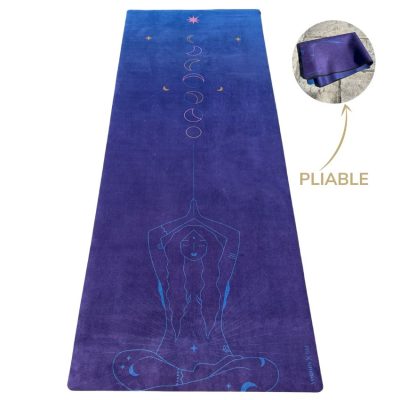 tapis de yoga de voyage Yogom Divine collab Blandine Augier
