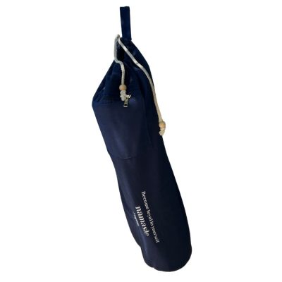 Sac de transport pour tapis de yoga bleu marine Yogom