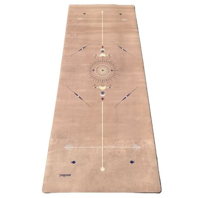 Tapis de yoga fitness Performance Totem Vanille