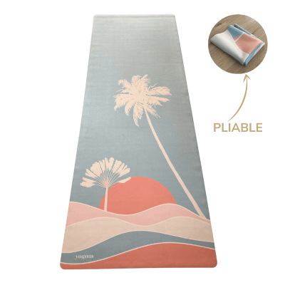 tapis de yoga de voyage yogom sunrise