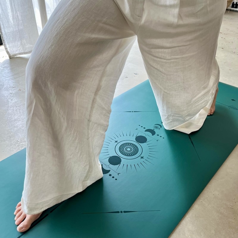 Tapis de yoga Star om canard focus desing