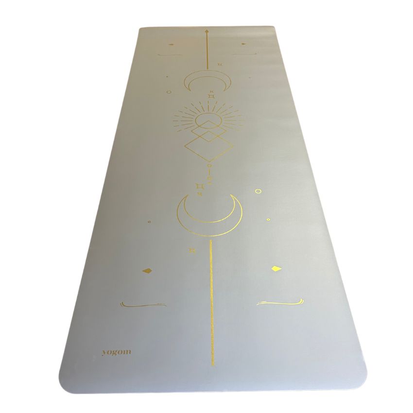 Tapis de yoga Star Soleil Taupe Gold