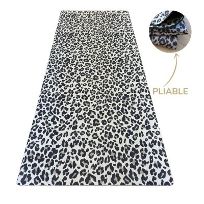 Tapis de yoga de voyage léopard