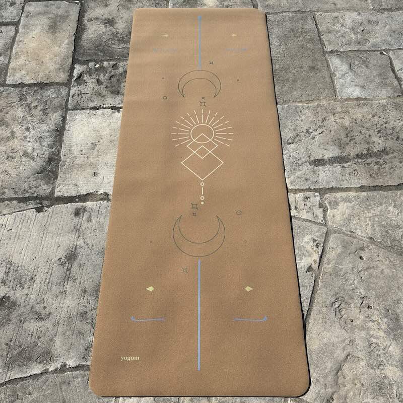 Tapis de yoga de voyage Yogom en liège