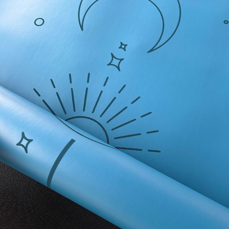 Tapis de yoga Star Solaire Bleu Yogom