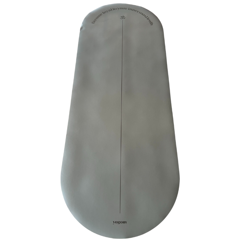 Tapis de yoga Star Mantra Taupe Yogom